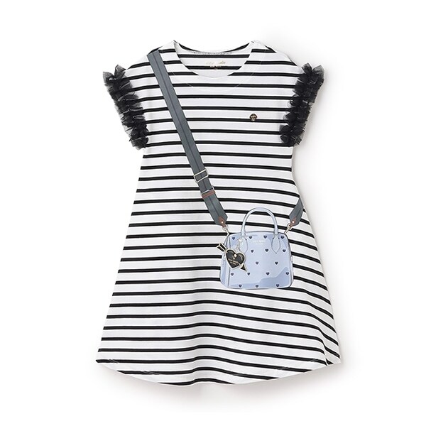 トドラー トロンプルイユハートバッグワンピース