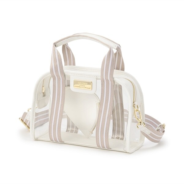 ハートポーチクリアバッグ