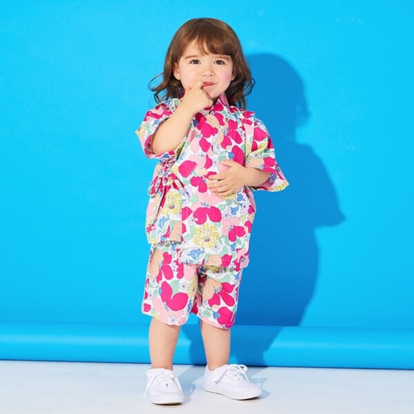 トドラー コースタルガーデン甚平