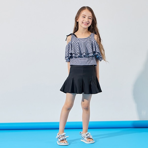 【SWIM】トドラー ギンガムスイムウェア