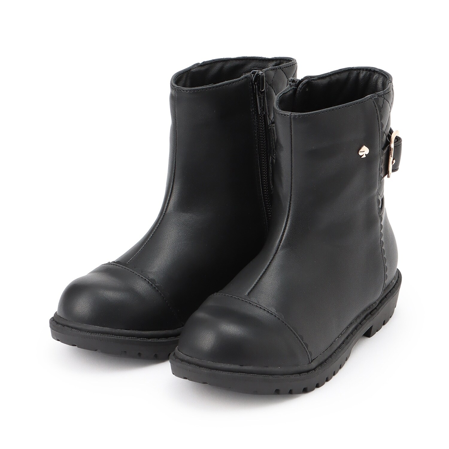 キルティングベルトブーツ