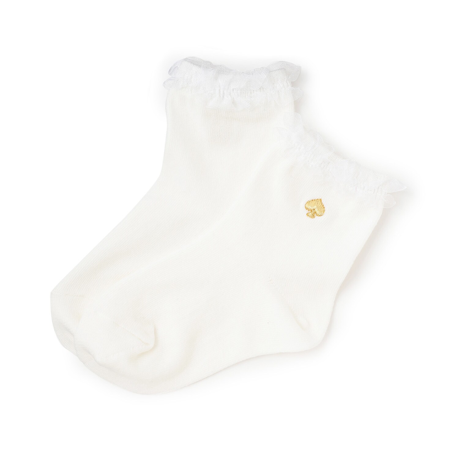 オーガンジーラッフルソックス