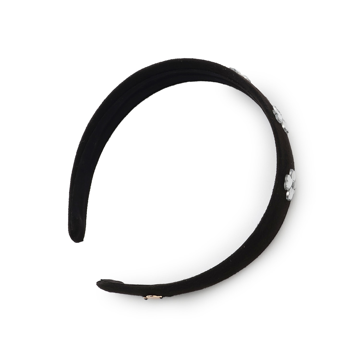 フラワービジューカチューシャ