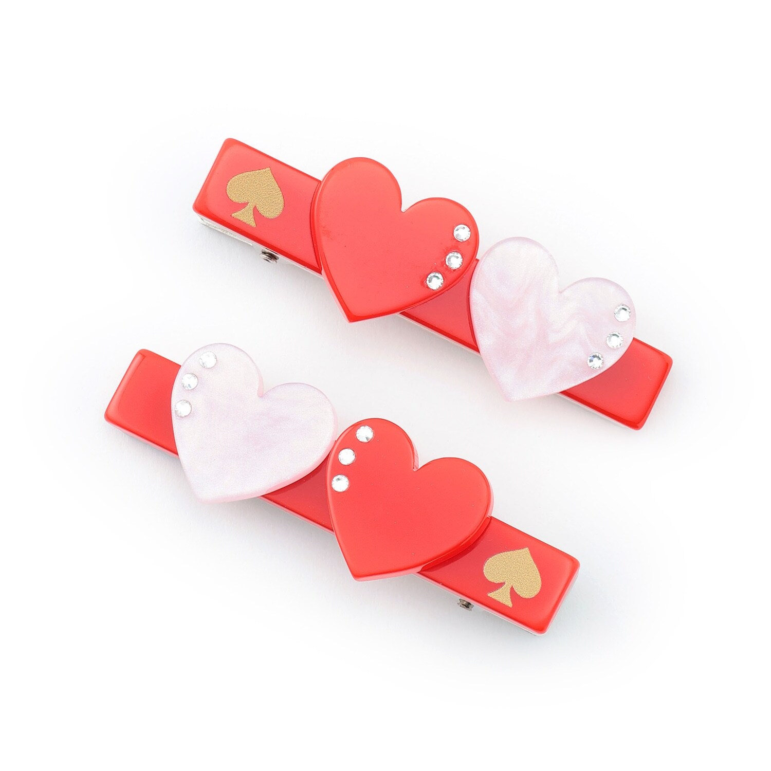 ハートツインヘアクリップ