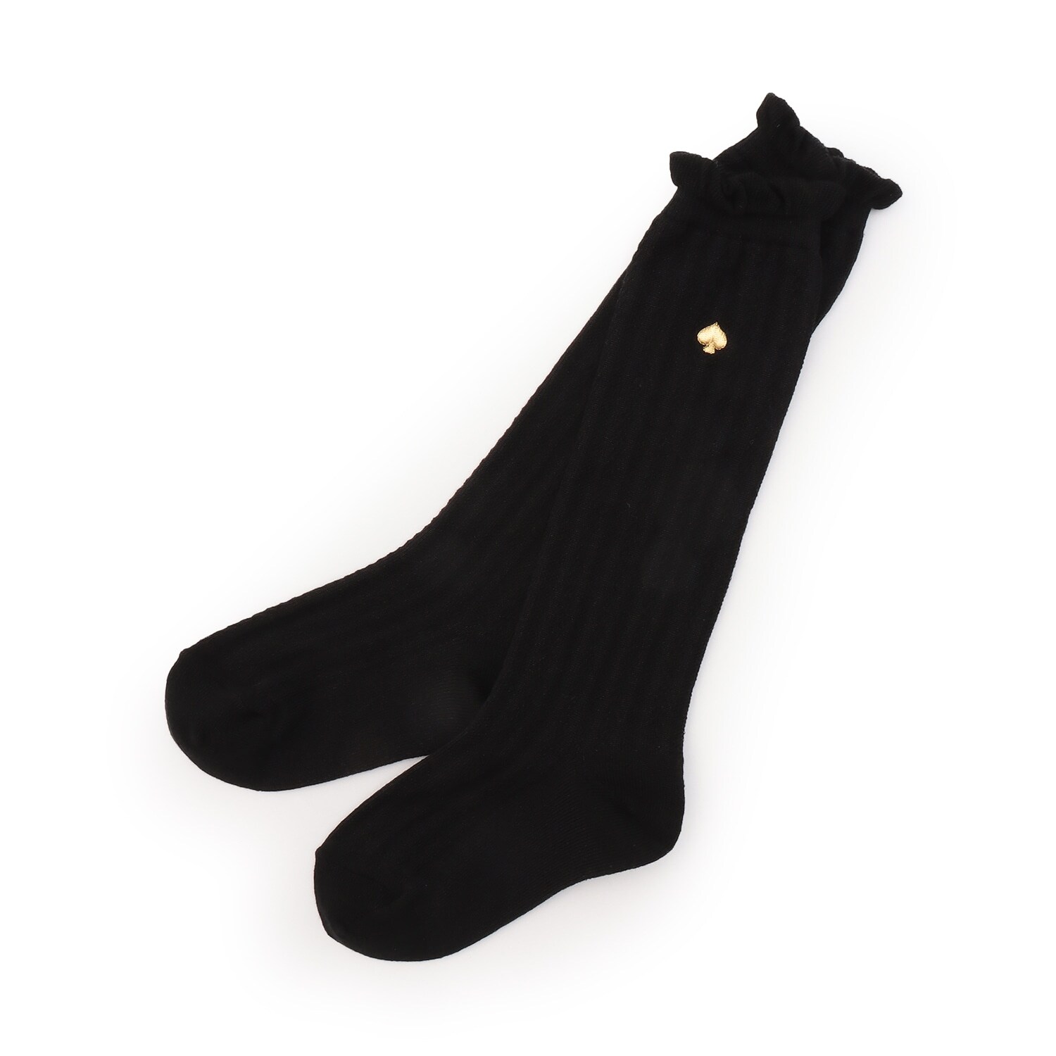 透かし編みハイソックス