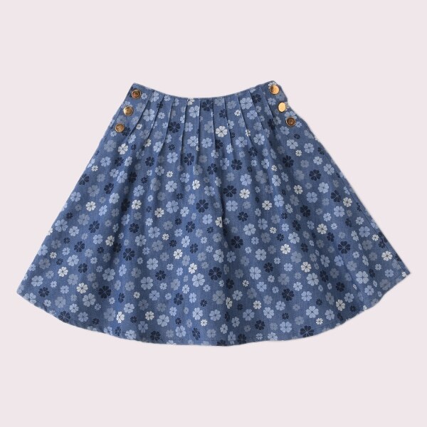 ガールズ スペード フラワー トス キュロット