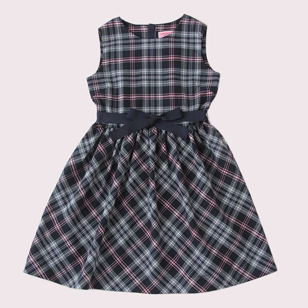 ガールズ プレイドドレス