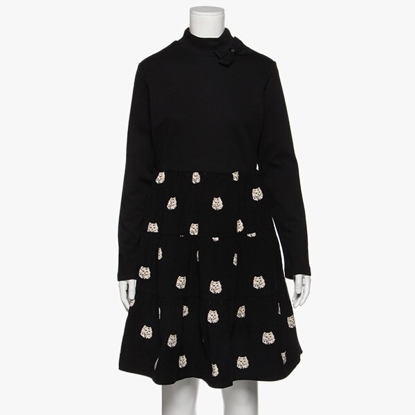 ガールズ キャットドットミックスメディアドレス