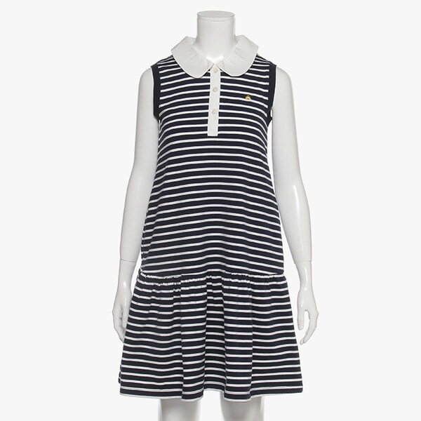 ガールズ ストライプドレス