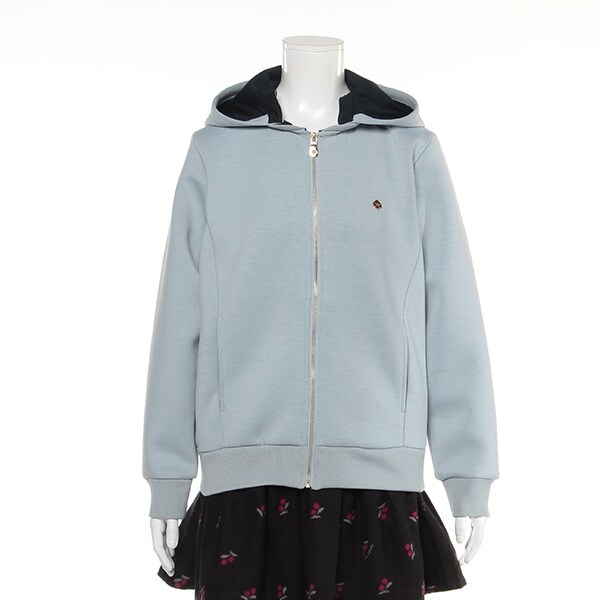 ジュニア ダブルニットジップパーカ