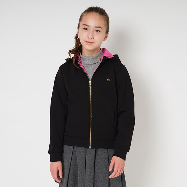 ジュニア ダブルニットジップパーカ