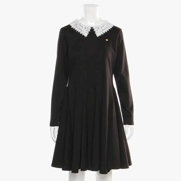 ジュニア レースカラーワンピース