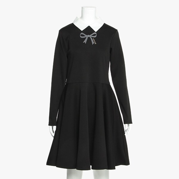 ガールズ ボウグラフィックカラーワンピース