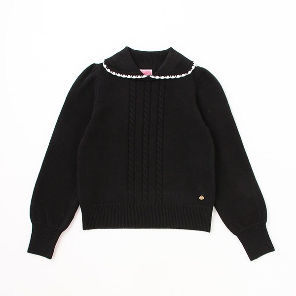 ガールズ 衿つきセーター