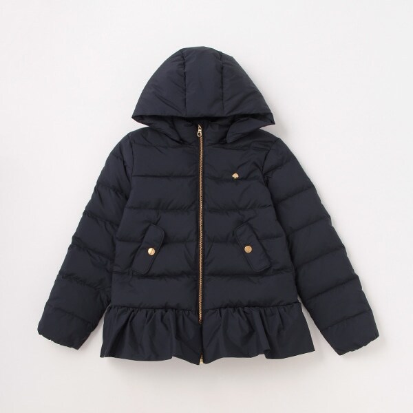 ガールズ ペプラムダウンジャケット