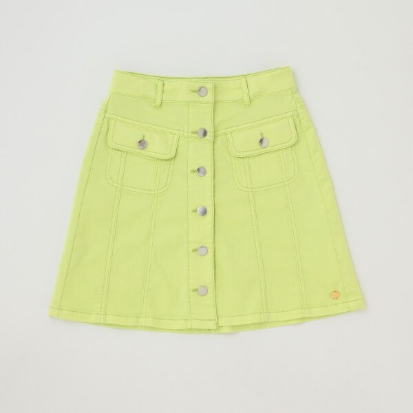 フロントポケットデニムスカート