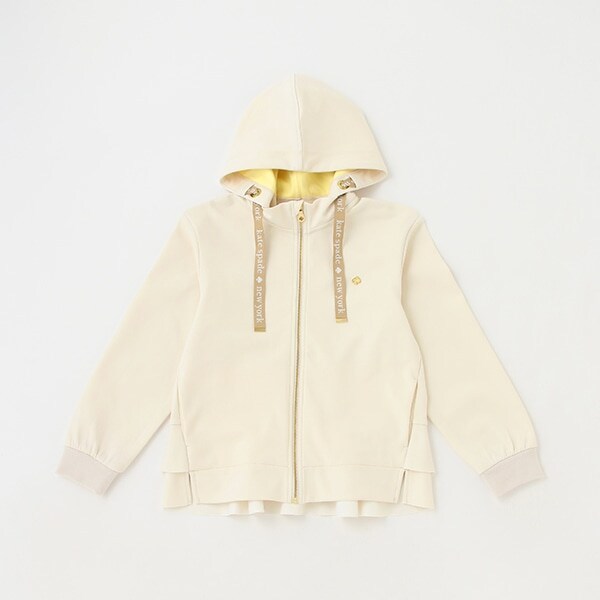 ガールズ ダブルニットパーカ