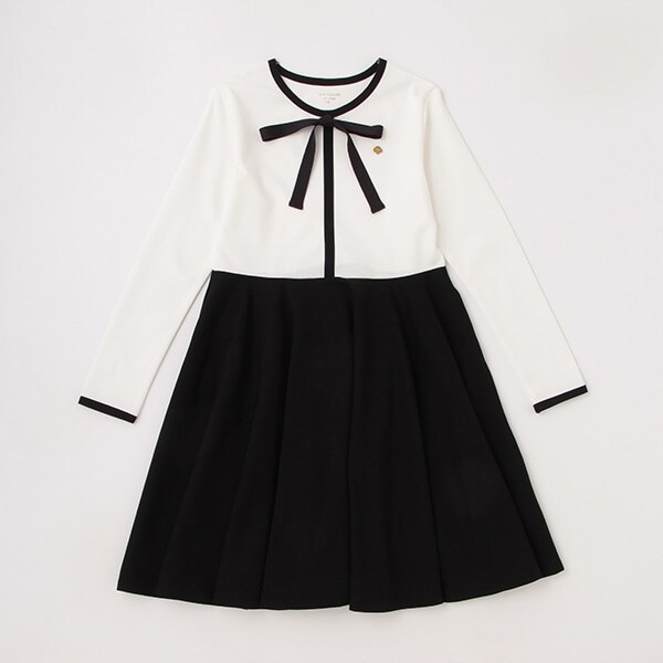 ガールズ ボウ切り替えワンピース