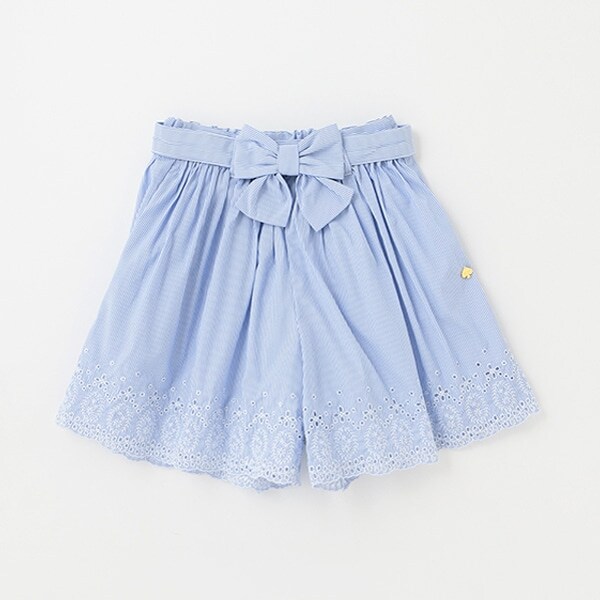 ガールズ エンブロイダリーキュロットスカート