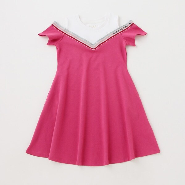 ガールズ ロゴベルトワンピース