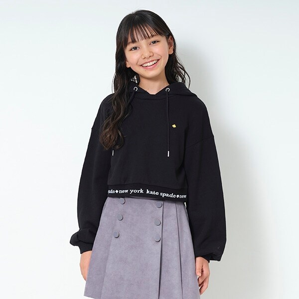 ガールズ クロップドフーディー&キャミソールセット