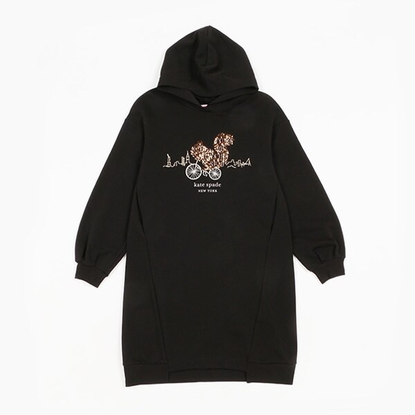 ガールズ サイクリングフードワンピース