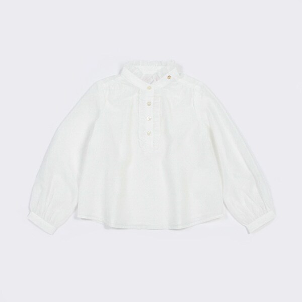 ガールズ ラッフルシフォンブラウス