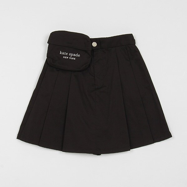 ガールズ バッグつきプリーツキュロットスカート