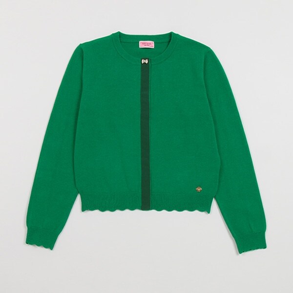 ガールズ ボウビジューカーディガン