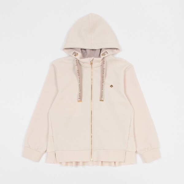 ガールズ ダブルニットパーカ
