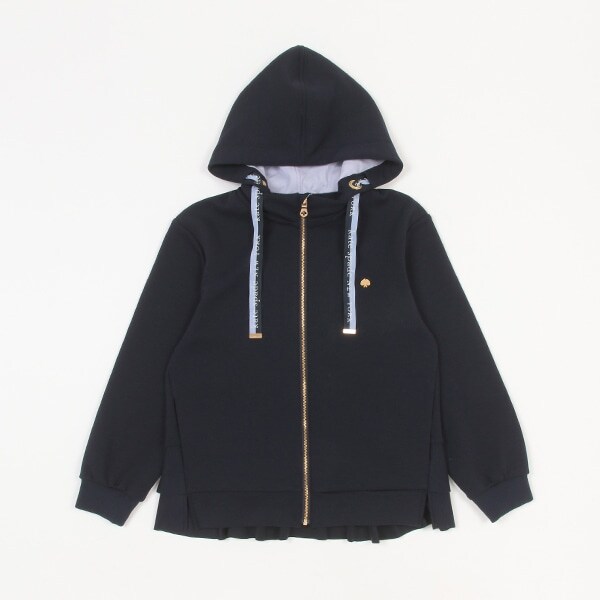ガールズ ダブルニットパーカ