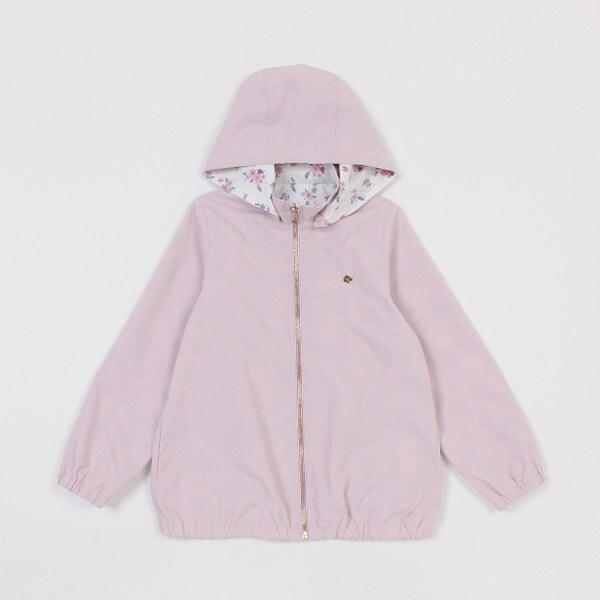 ガールズ フローラルリバーシブルウィンドブレーカー