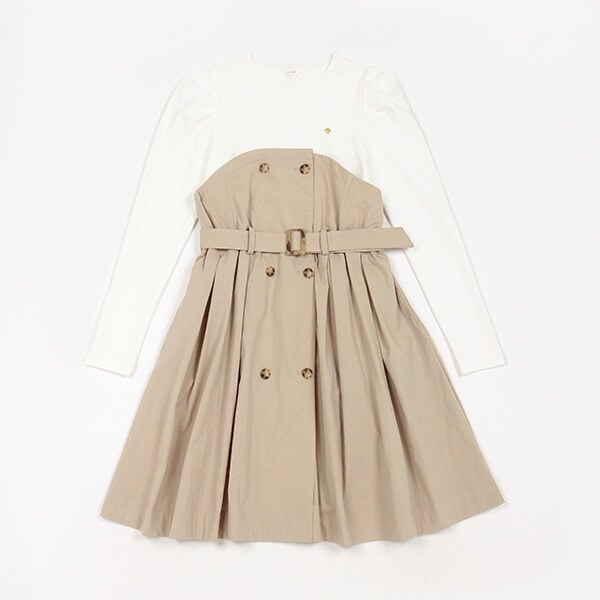 ガールズ トレンチドッキングワンピース