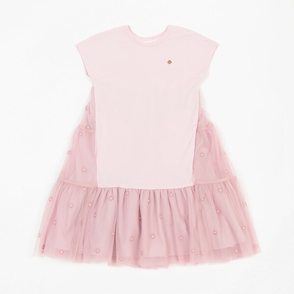 ガールズ フラワーチュールドッキングワンピース