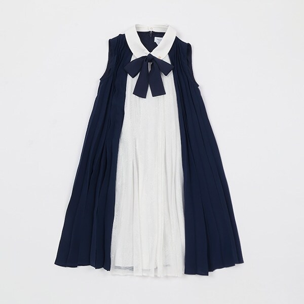ガールズ プリーツAラインワンピース