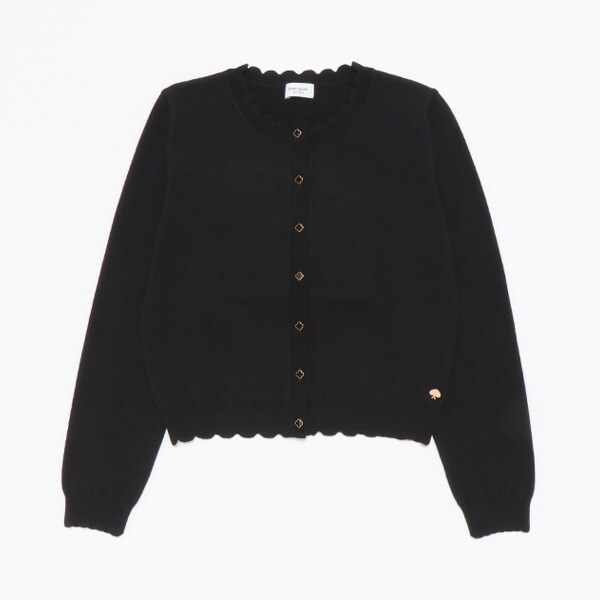 ガールズ スカラップカーディガン