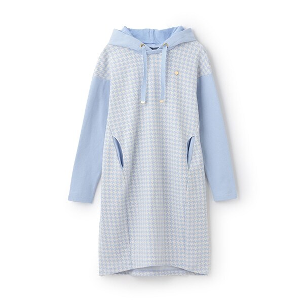 ガールズ 千鳥フードワンピース