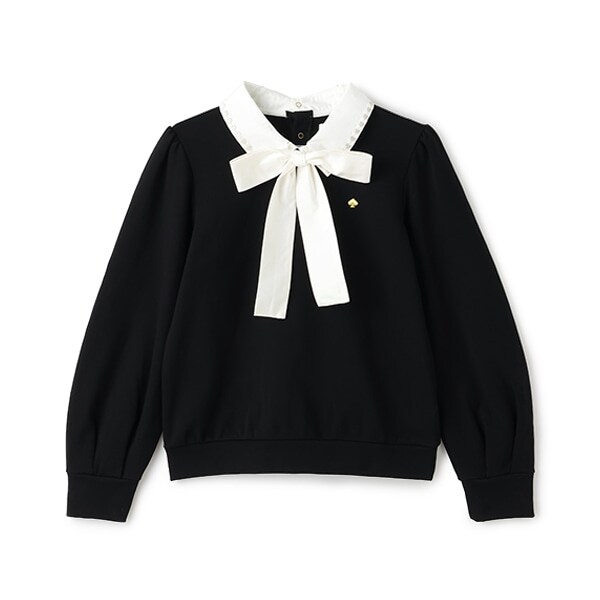 ガールズ ボウエンブロイダリーカラートレーナー