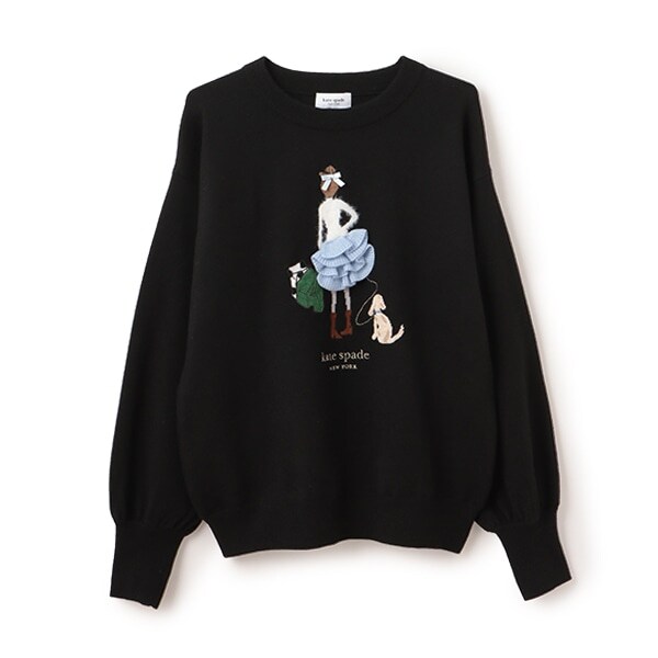 ガールズ ショッピングガールセーター