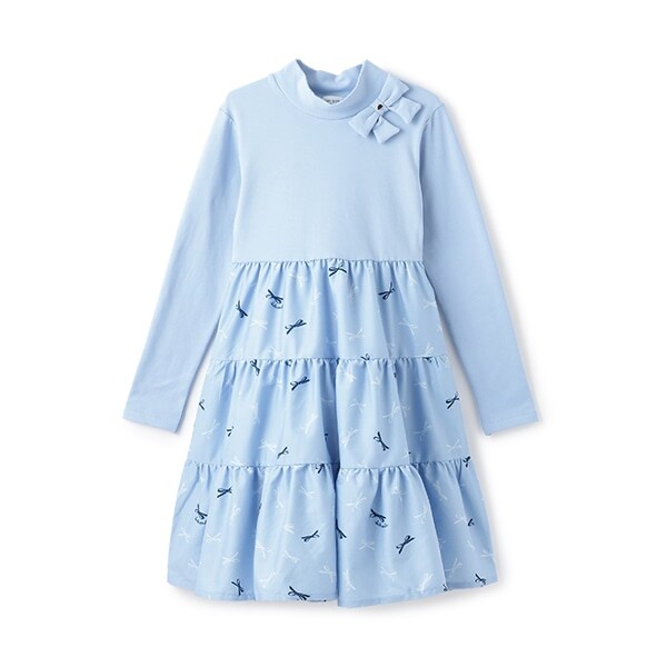 ガールズ ボウルドボウドッキングワンピース