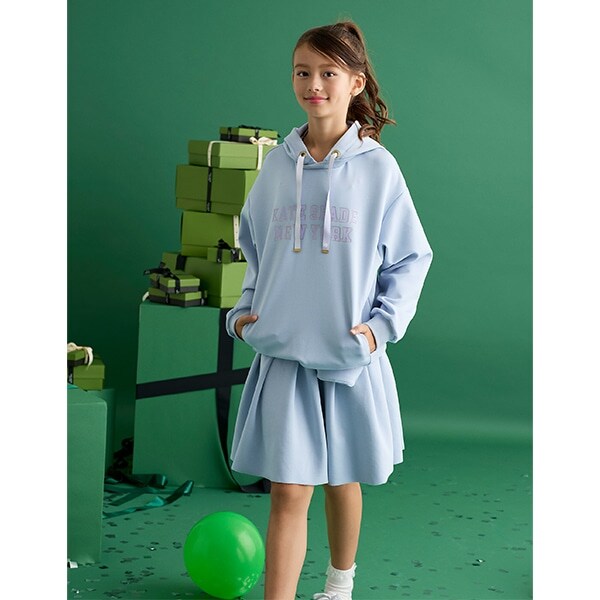 ガールズ バッグ付きプリーツスカート