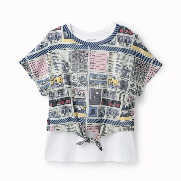 ガールズ ニュースペーパートップスセット