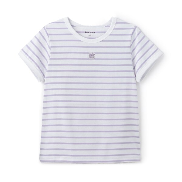 ガールズ ストライプTシャツ