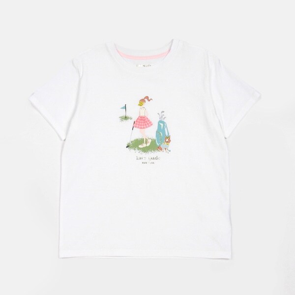 【人気商品再入荷】【直営店で取り扱い無し】ガールズ エンジョイプレイングゴルフTシャツ