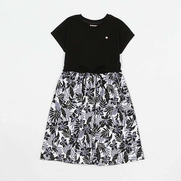 【人気商品再入荷】【直営店で取り扱い無し】ガールズ トロピカルフォリッジドッキングワンピース