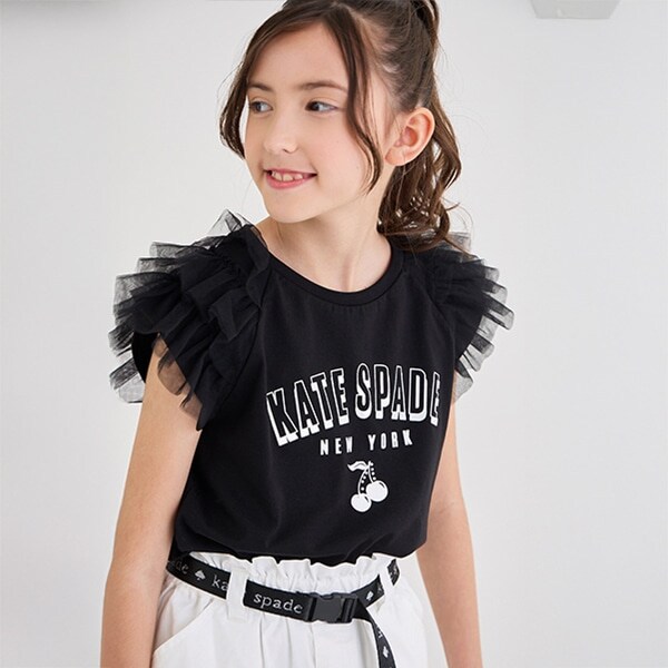 ガールズ チェリーTシャツ