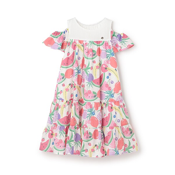 ガールズ サマーフルーツワンピース