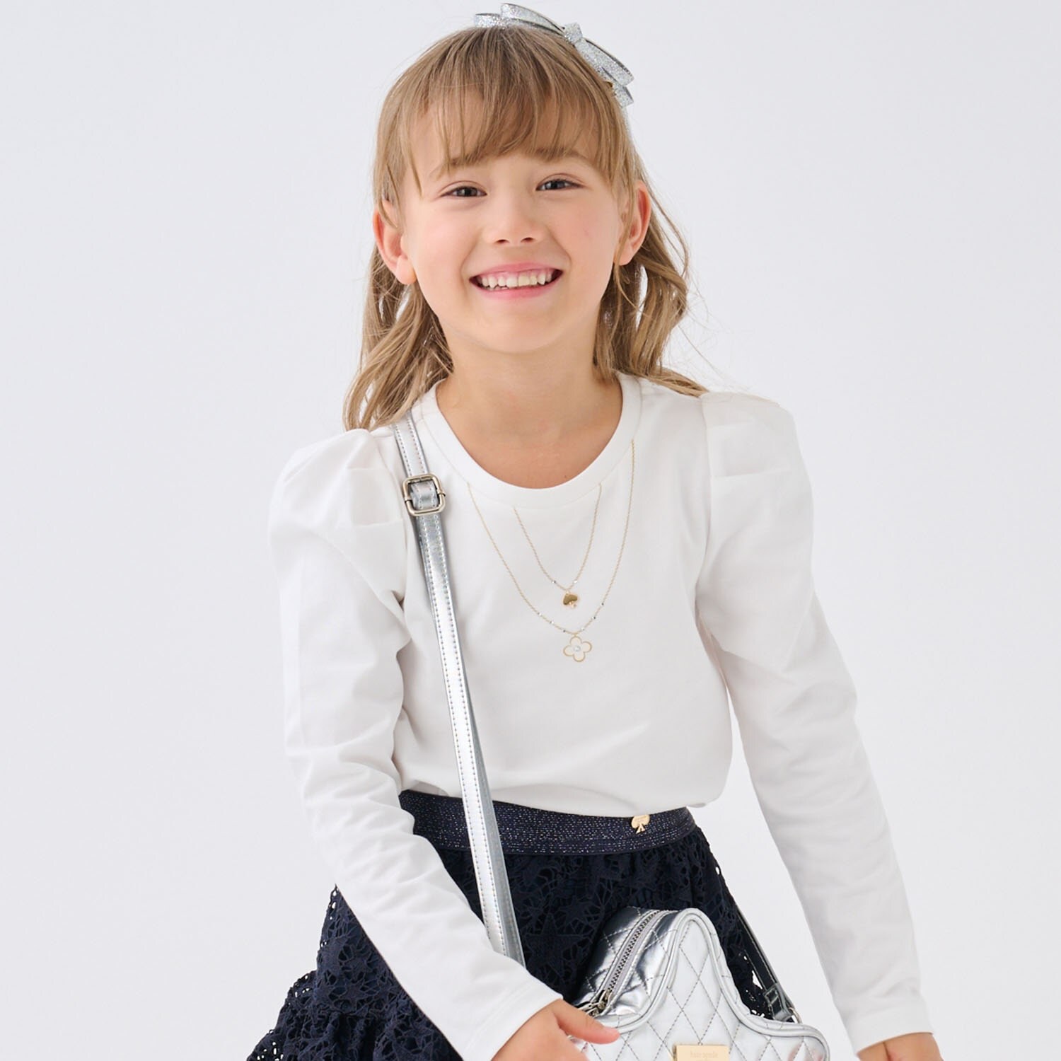 ツインネックレスカットソー