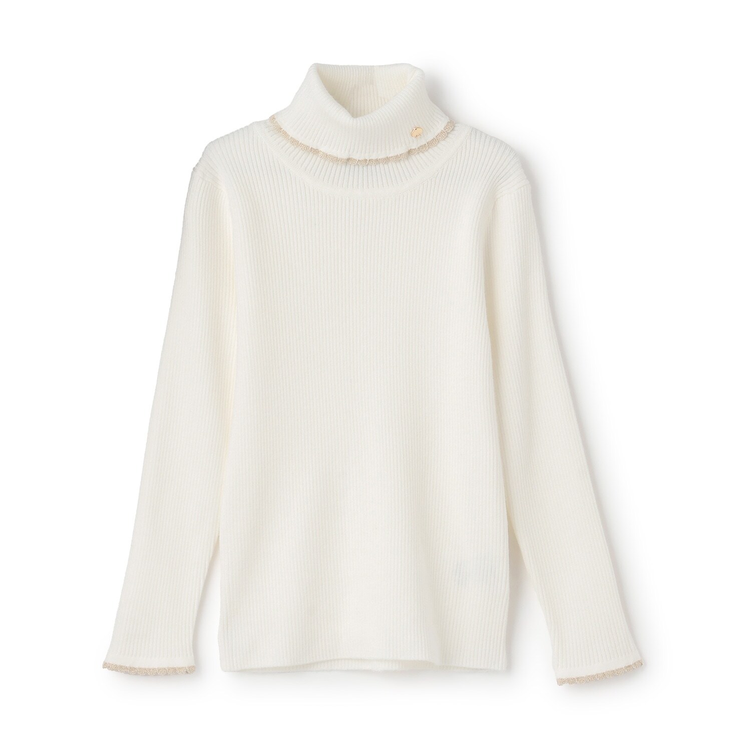 ラメピコタートルネックセーター