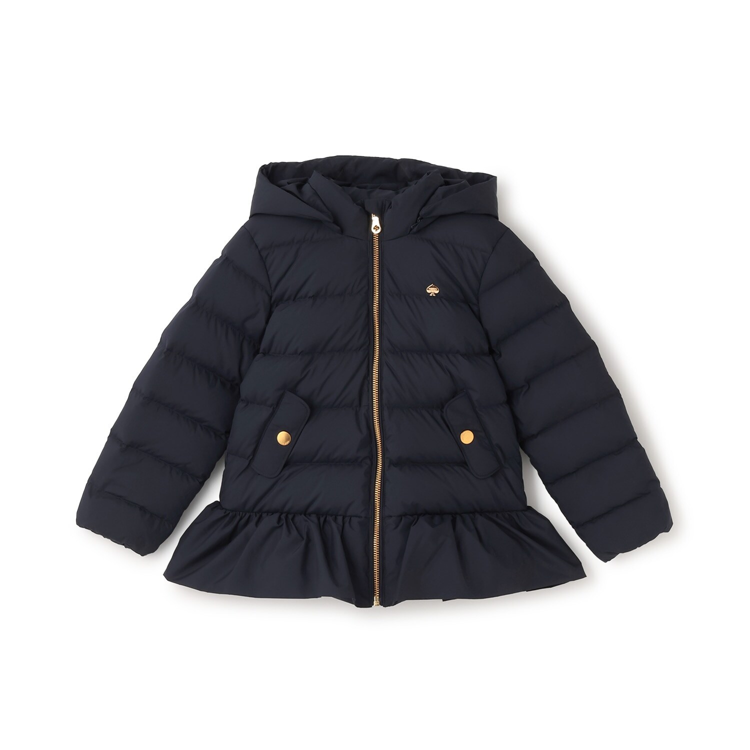 ペプラムダウンジャケット